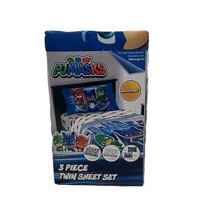 PJ Masks 3 Piece Twin Microfiber Sheet Set NEW